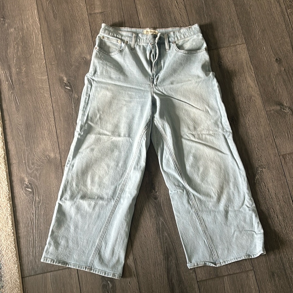 Madewell wide leg crop